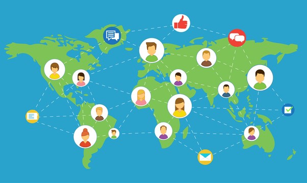 Social Distancing World Graphic